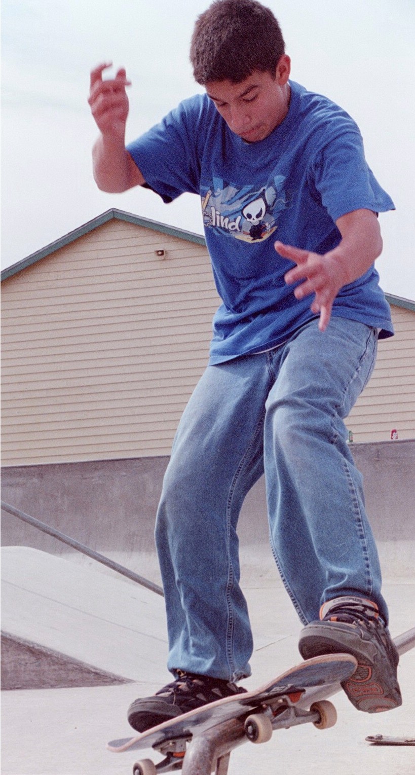 male skateboarder; Actual size=240 pixels wide